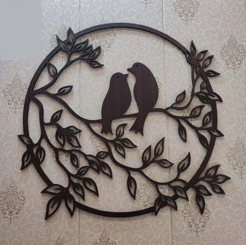 Two Birds Hanging Living Lounge Bedroom Wall Home Decor - waseeh.com