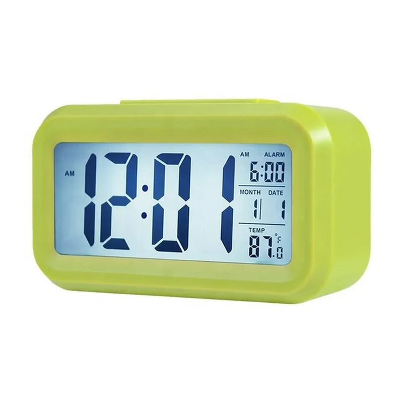 Wide 90's Style Digital Alarm Clock - waseeh.com