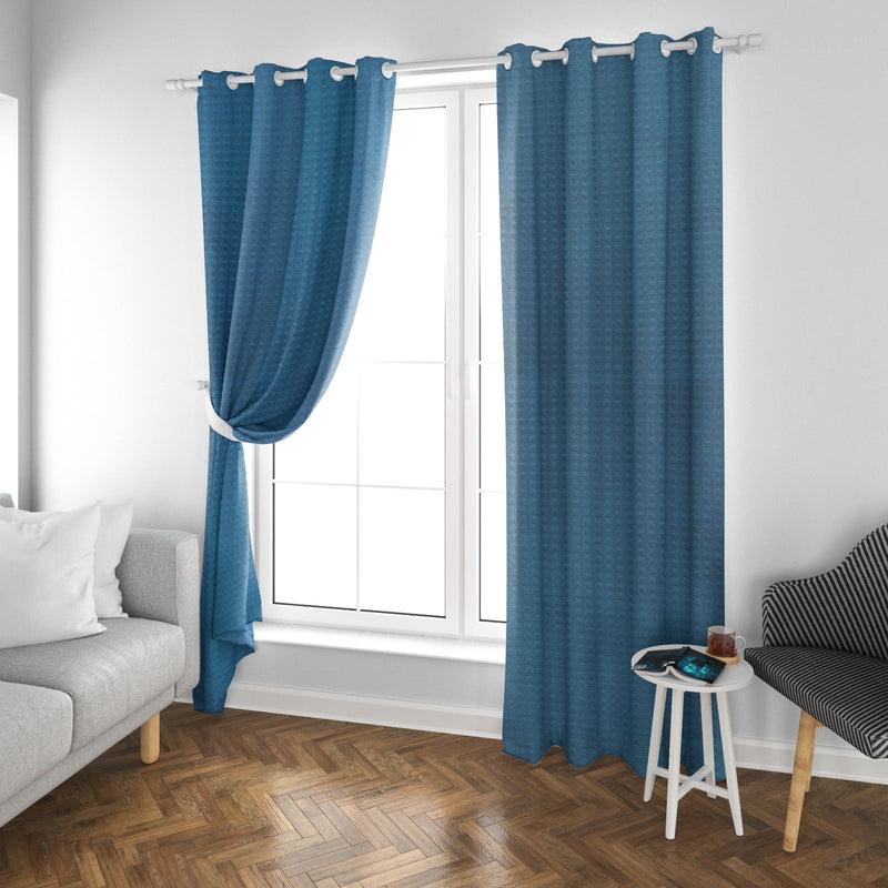 Ochre Eyelet Curtains