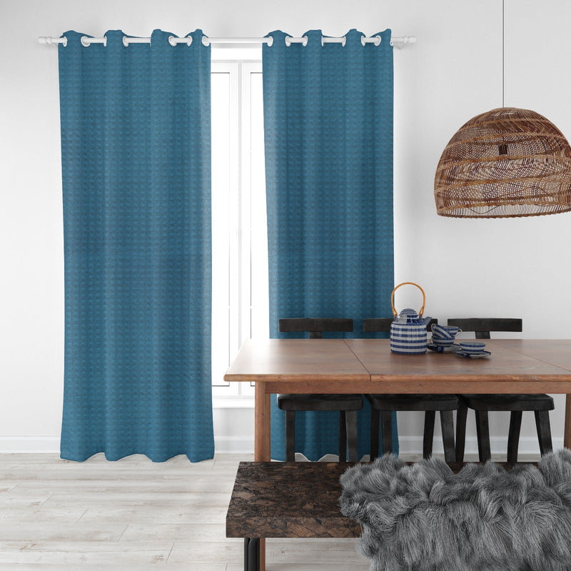 Ochre Eyelet Curtains