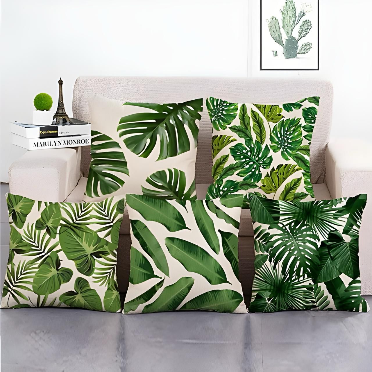 Hinter Living Room Sofa Cushion Covers (Set of 5)