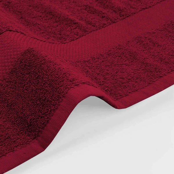 The Egyptian Combed Towel (Maroon)