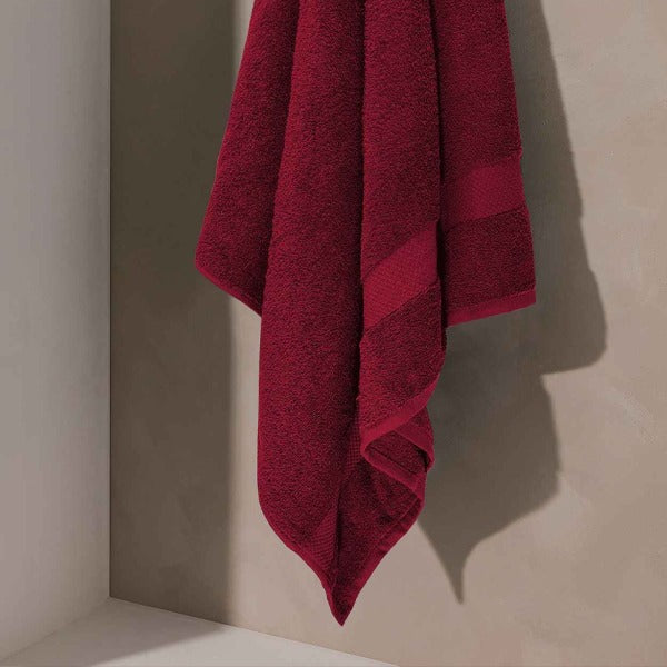 The Egyptian Combed Towel (Maroon)