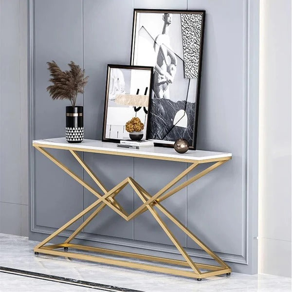 Ziggy Center Pyramid Hallway Console Living Lounge Facing Table