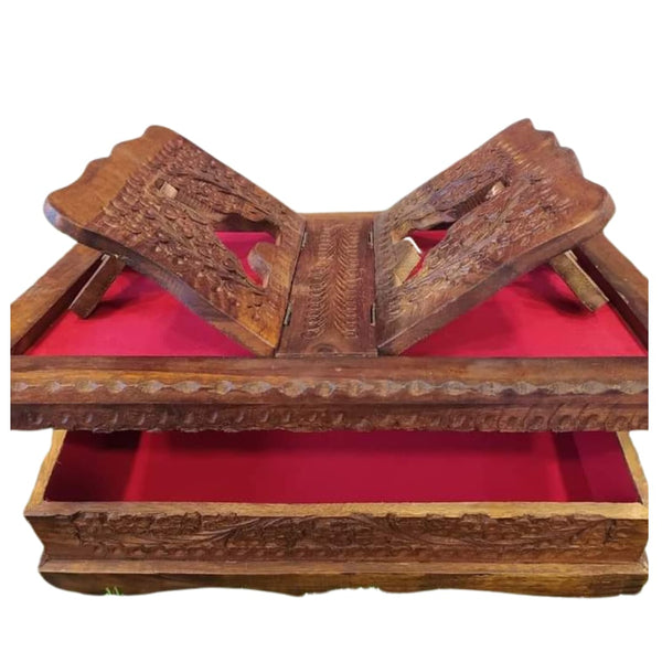 WOODEN CARVED QURAN RAIL