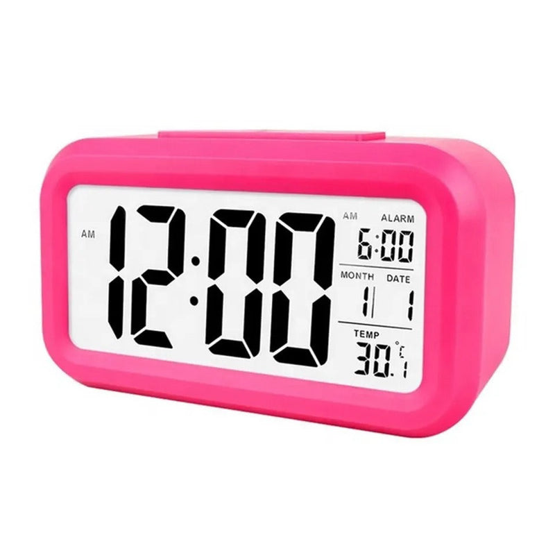 Wide 90's Style Digital Alarm Clock - waseeh.com