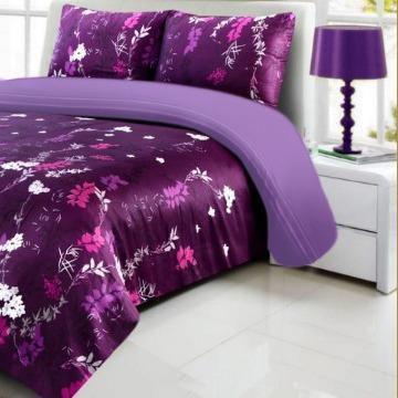 Duvet Cover - Cotton Satin - Purple Bliss - waseeh.com