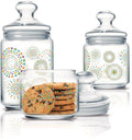 Luminarc Glass Jar With Lid - Set of 3 - waseeh.com