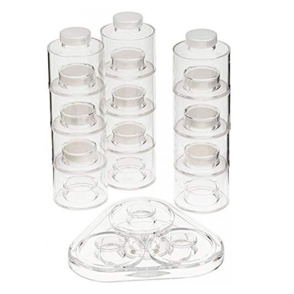 Spice Jar Bottle Tower (12 pcs) - waseeh.com