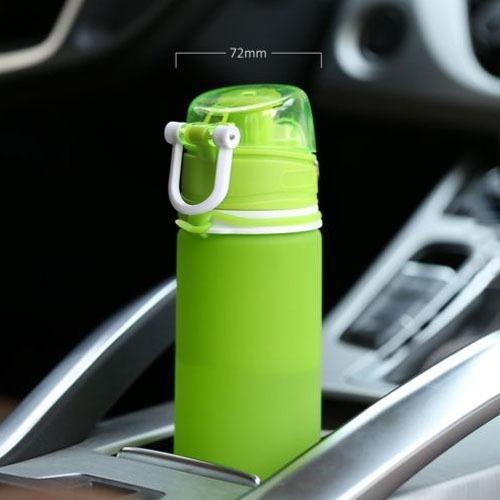 Silicone Foldable Sports Water Bottle - 750ML - waseeh.com