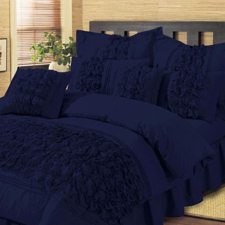 8 Pieces Luxury Embellish Comforter Set - King Size - waseeh.com