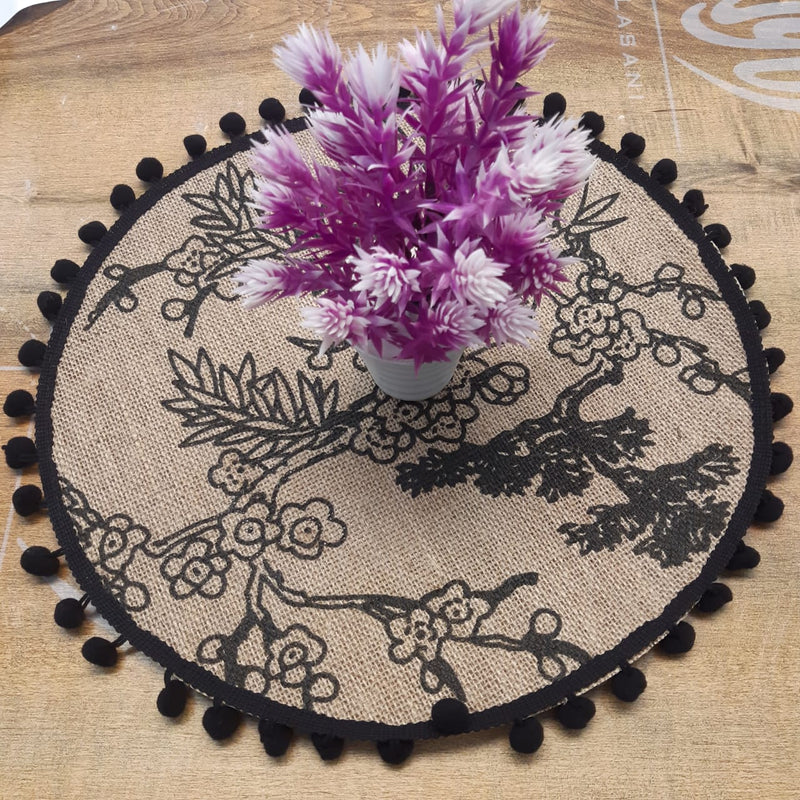 Jute Table Mats (Pack of 6) - waseeh.com