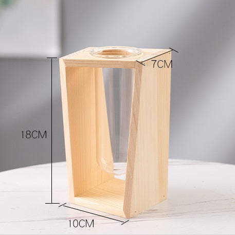 Ignoble Test Tube Flower Pot Home Office Table Vase Decor