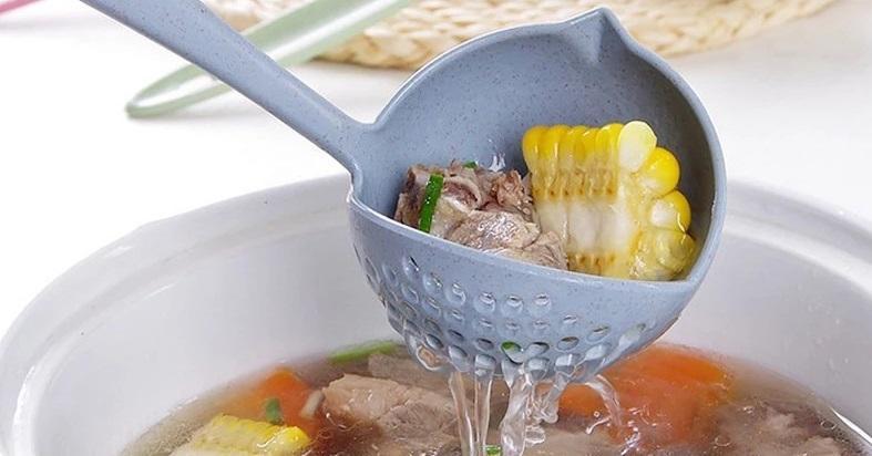 Long Handle Soup with Filter (2 in 1) - waseeh.com