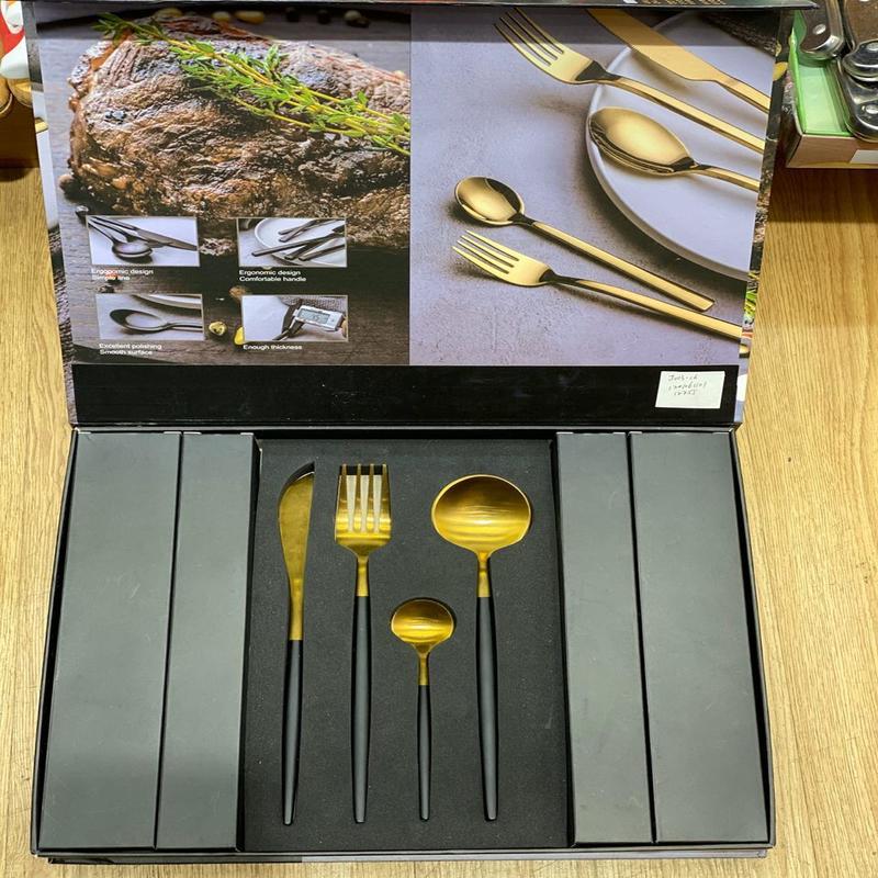 Alomi Aurum Western Style Cutlery Set (4 Pcs) - waseeh.com