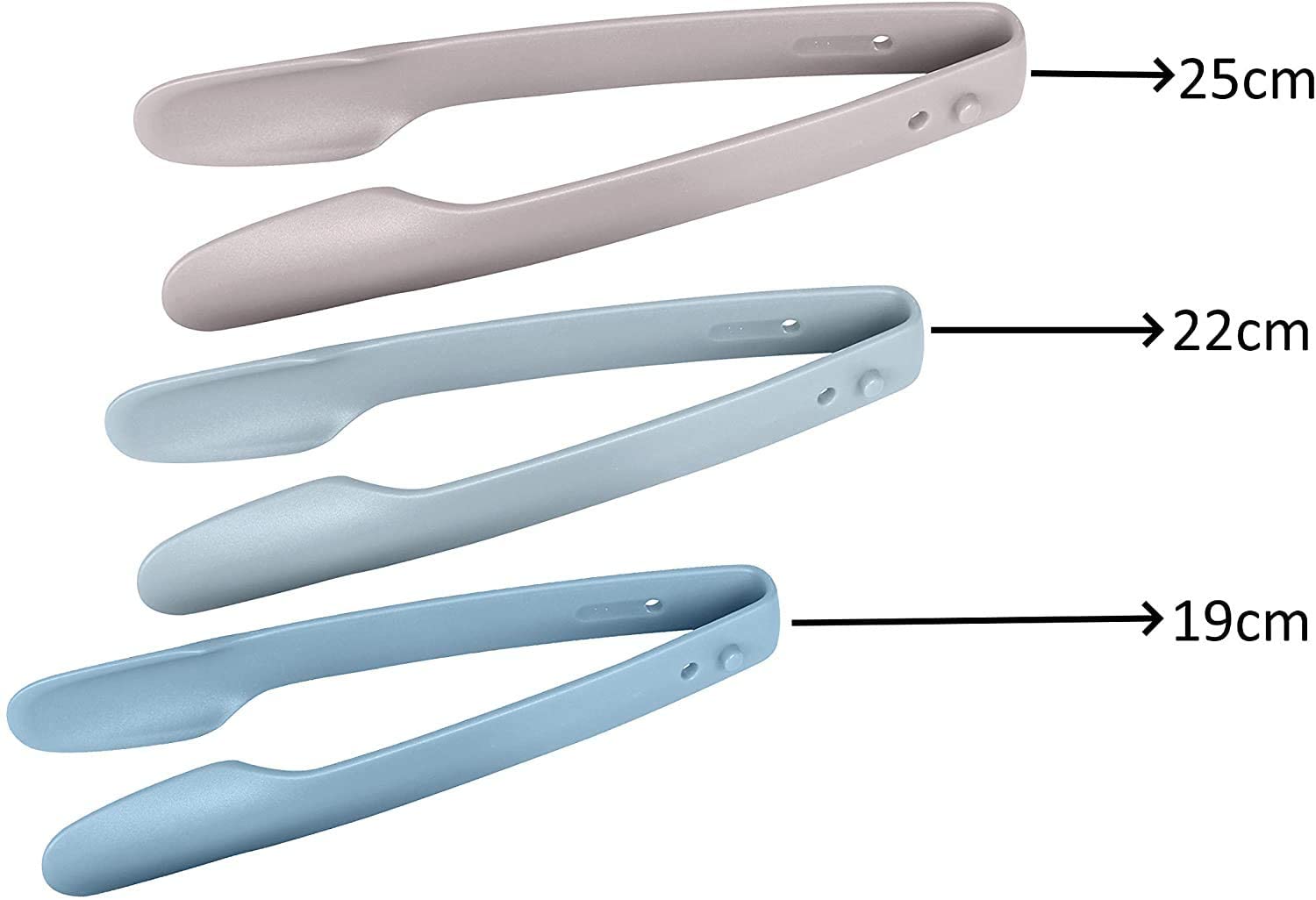 Nesting Food Tongs (3Pcs) - waseeh.com