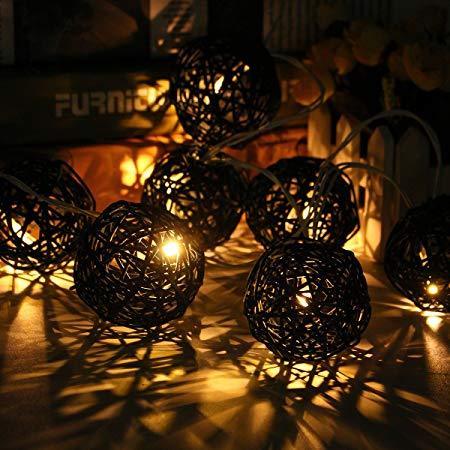 Rattan Ball Lights - waseeh.com