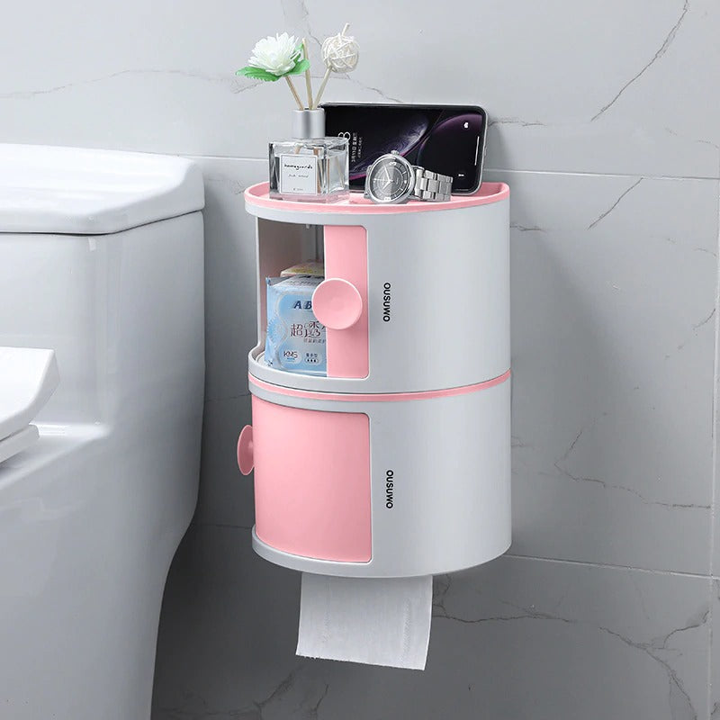 Hole Free Bathroom | Makeup Storage Box (1 Tier) - waseeh.com
