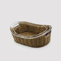 Braided Basket - Set of 3 - Oval - waseeh.com