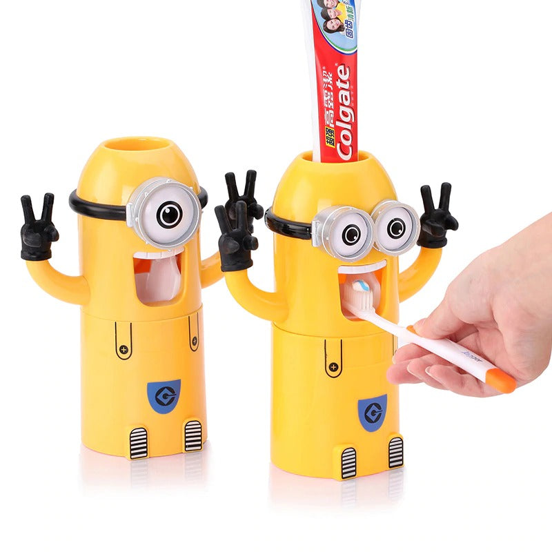 Minion Toothpaste | Toothbrush Organizer - waseeh.com