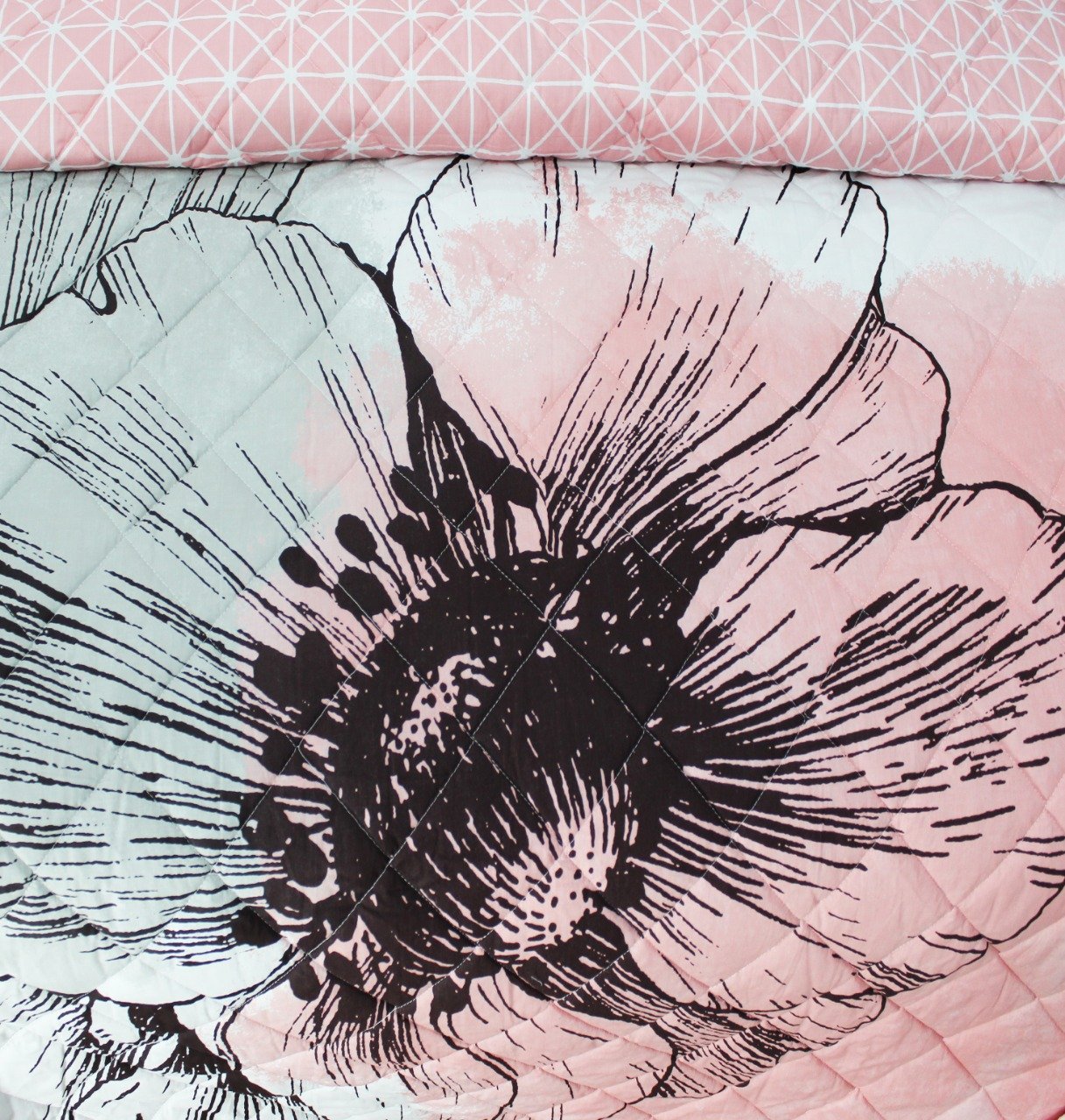 Touch of Fragrance - 6 Pieces - Bed Spread Set - Multi Floral - waseeh.com