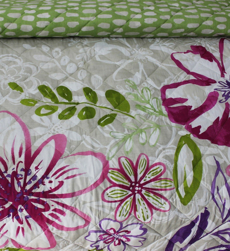 Bunch of Flowers - 6 Pieces - Bed Spread Set - Multi Floral - waseeh.com