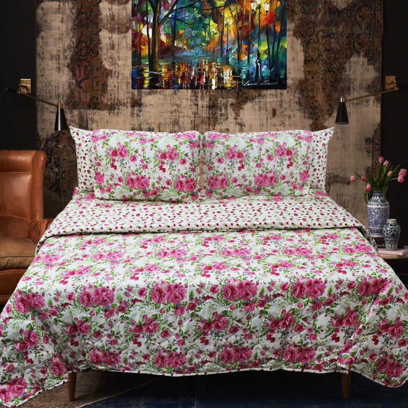 Bed of Roses - 6 Pieces Bed Spread Set - waseeh.com