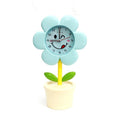 Kids Side Table Clock - Sunflower with pot - waseeh.com