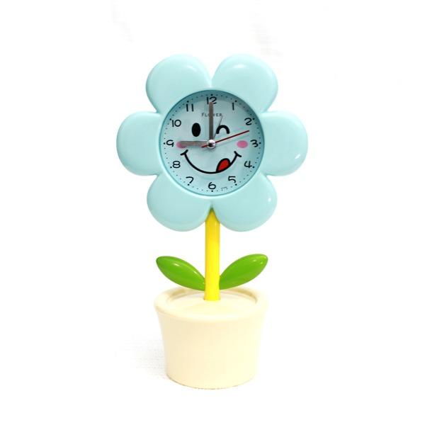 Kids Side Table Clock - Sunflower with pot - waseeh.com