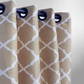 Geometric - Curtain With Lining - Single Panel - 44" x 96" - waseeh.com