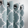 Geometric - curtain with lining - single panel - 42" x 96" - waseeh.com