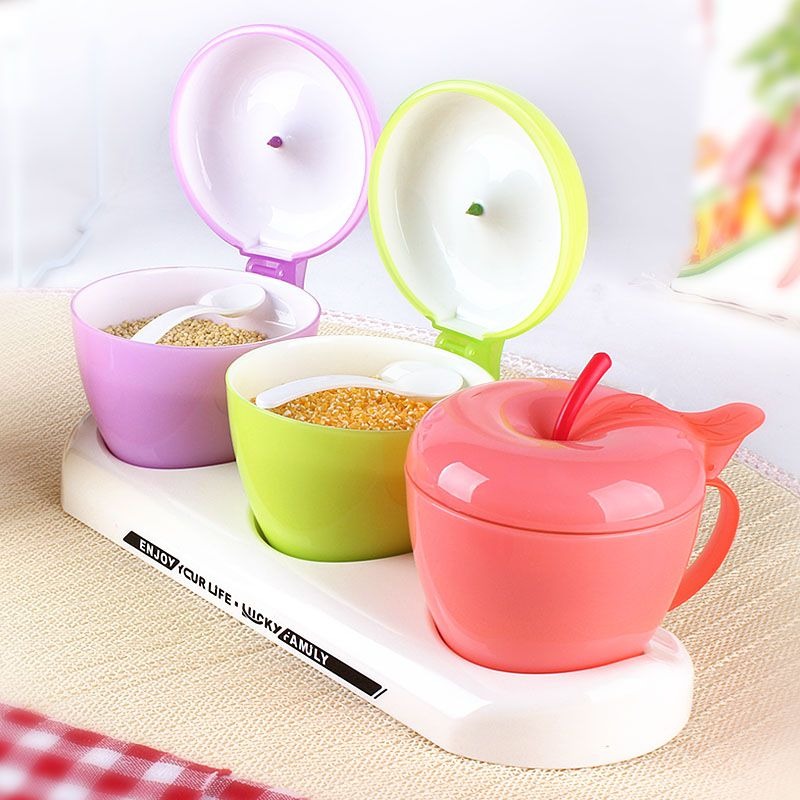 Apple Shape Seasoning Spice Jars - waseeh.com