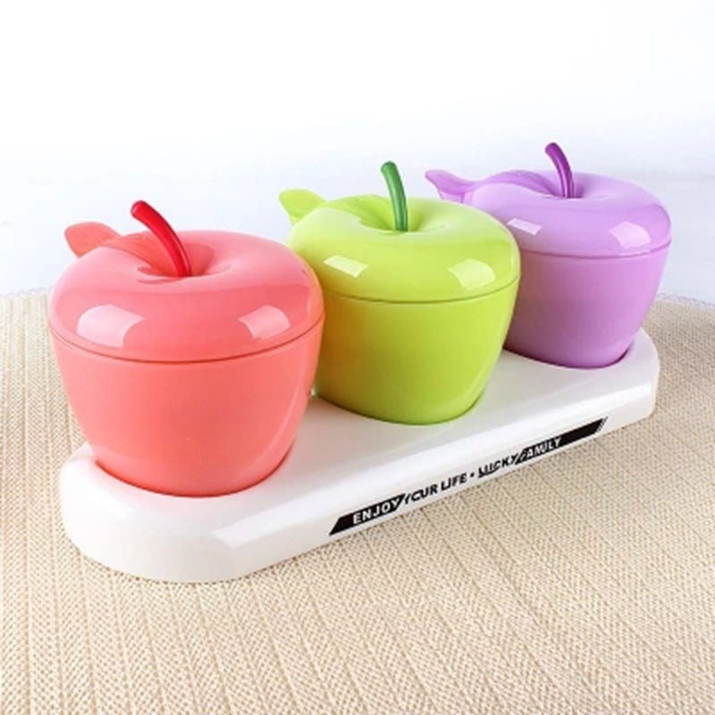 Apple Shape Seasoning Spice Jars - waseeh.com