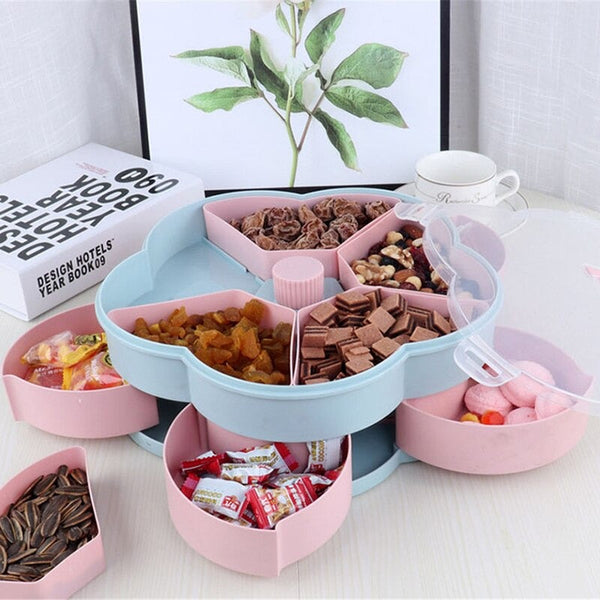 Transy Blossom Dry Fruit Tray - waseeh.com