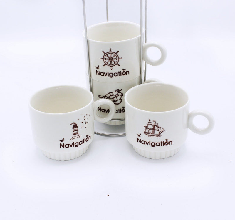 Navigation Cup Tower -4 Pcs - waseeh.com