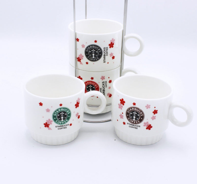 Starbucks Cup tower- 4 Pcs - waseeh.com