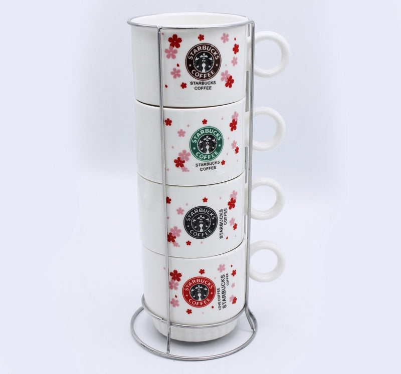 Starbucks Cup tower- 4 Pcs - waseeh.com