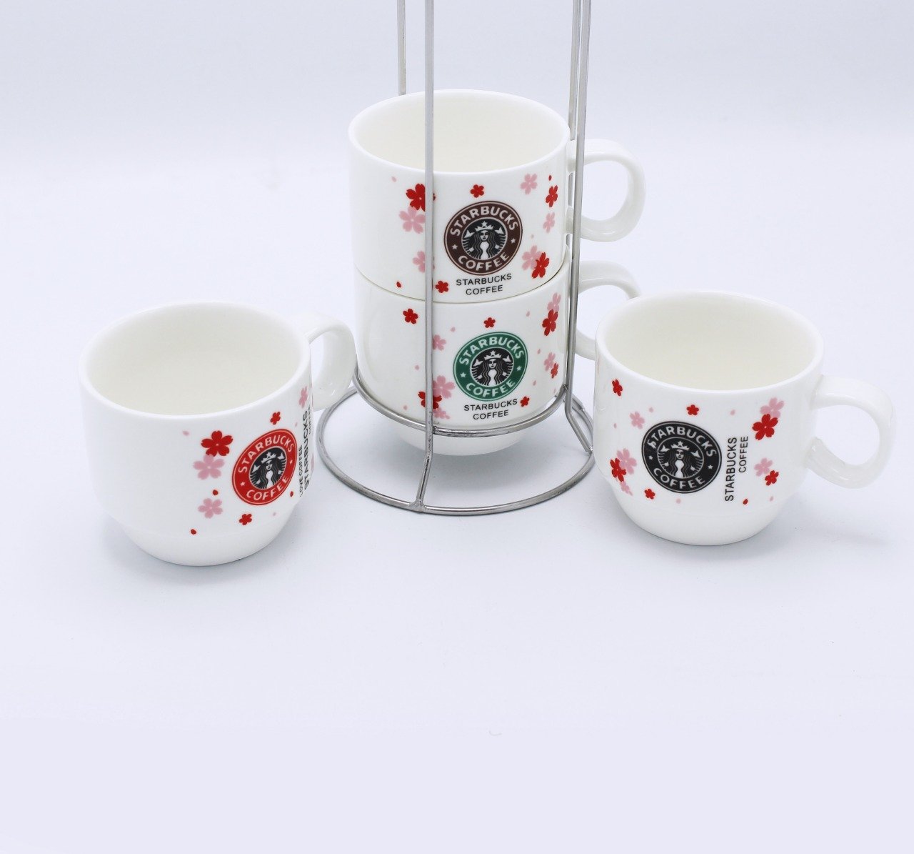 Starbucks Cup tower- 4 Pcs - waseeh.com