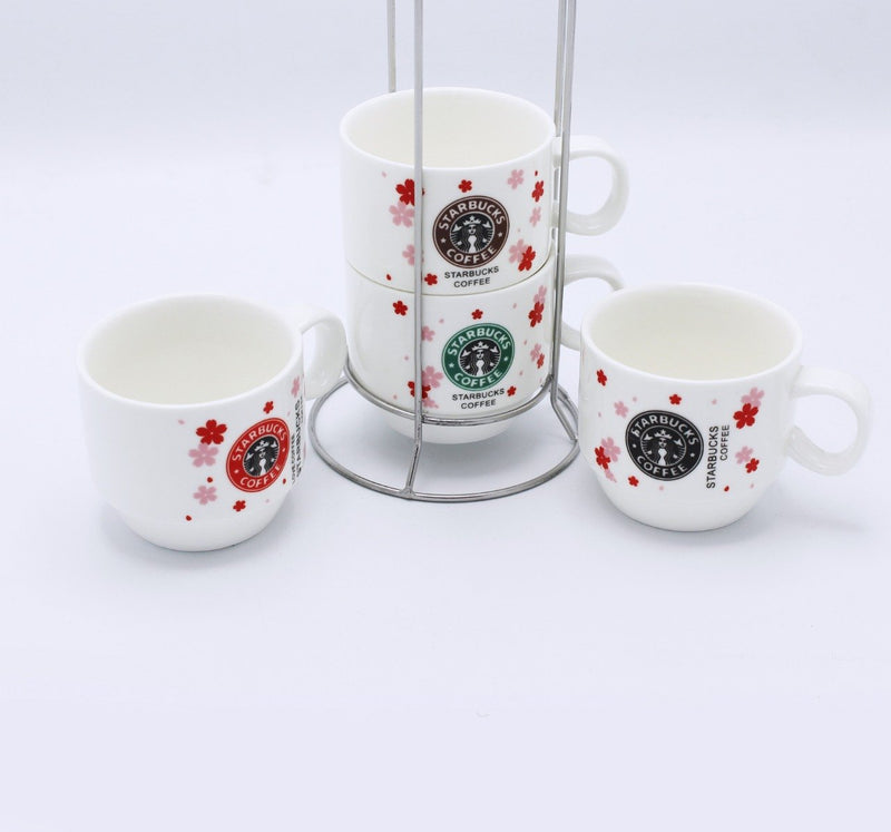 Starbucks Cup tower- 4 Pcs - waseeh.com