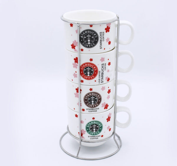 Starbucks Cup tower- 4 Pcs - waseeh.com