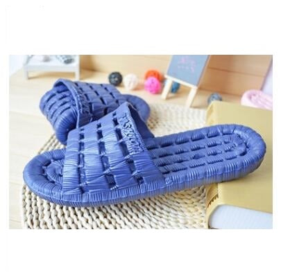 Flat Bathroom Slippers (Blue) - waseeh.com