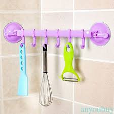 Kitchen Bathroom Sucker Hooks Hanger - waseeh.com