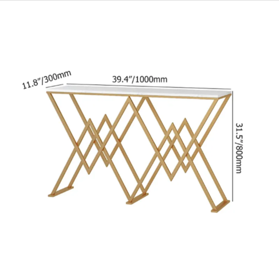 Avant-garde Living Lounge Drawing Room Console Table - waseeh.com