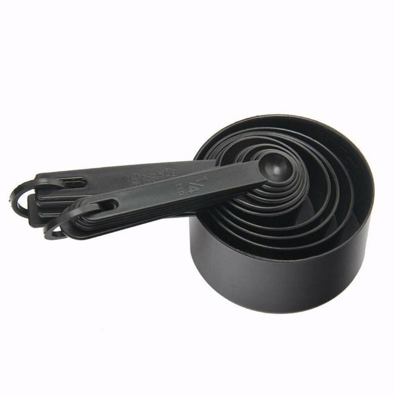 Carbon Black Measuring Spoons (10pcs) - waseeh.com