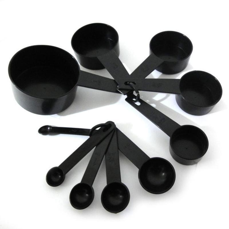 Carbon Black Measuring Spoons (10pcs) - waseeh.com