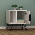 Montrose House Side Hairpin Nightstand Table - waseeh.com