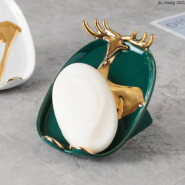 Nordic Deer Soap Tray - waseeh.com