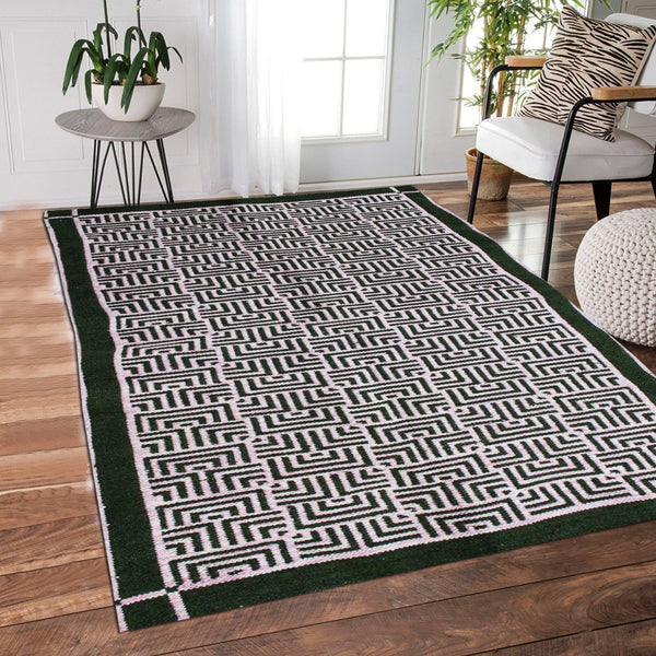 Hand-woven Woolen Rug - Double Seam - 2.5' x 4' - waseeh.com