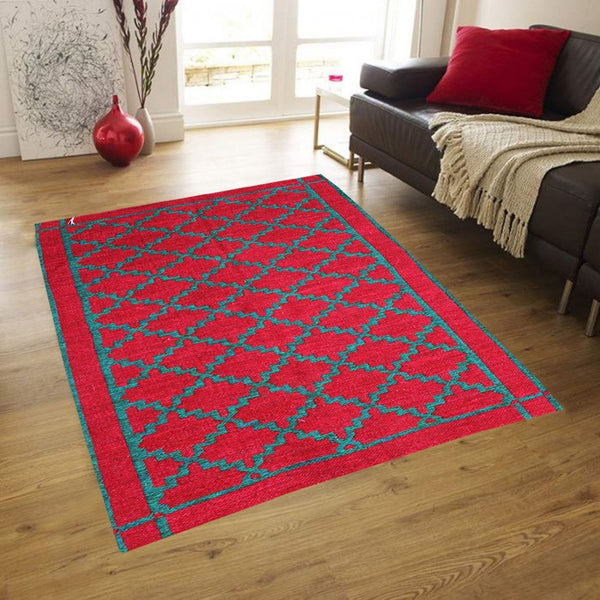 Arabesque - Hand-woven Woolen Rug - Double Seam - 2.5' x 4' - waseeh.com