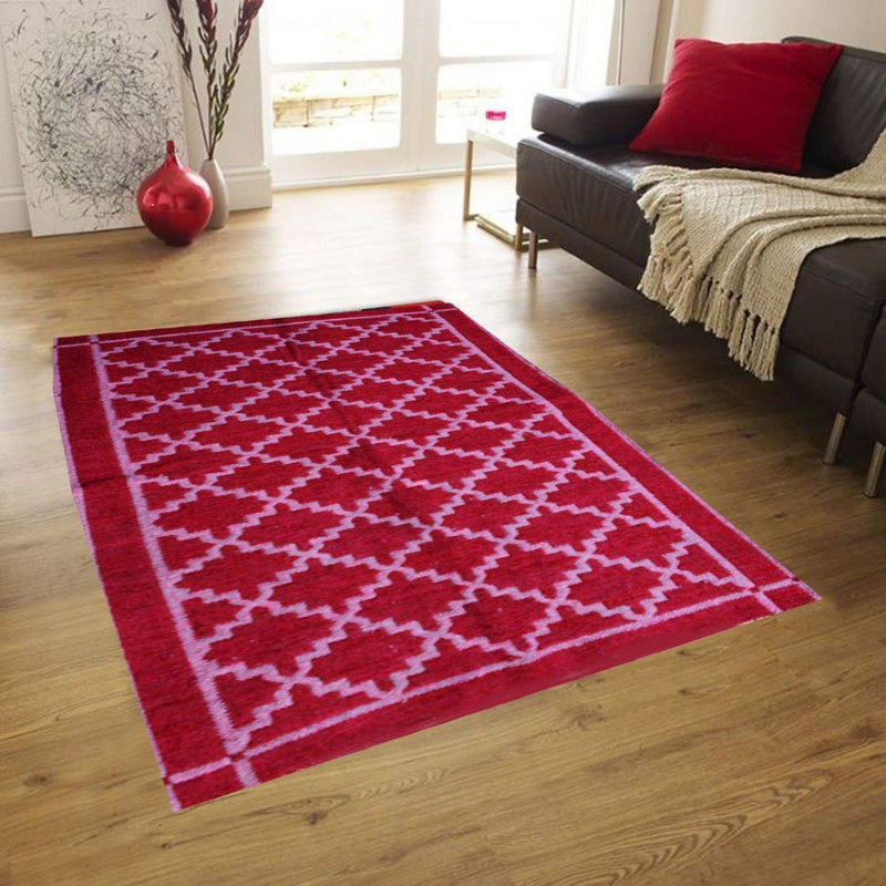 Arabesque - Hand-woven Woolen Rug - Double Seam - 2.5' x 4' - waseeh.com